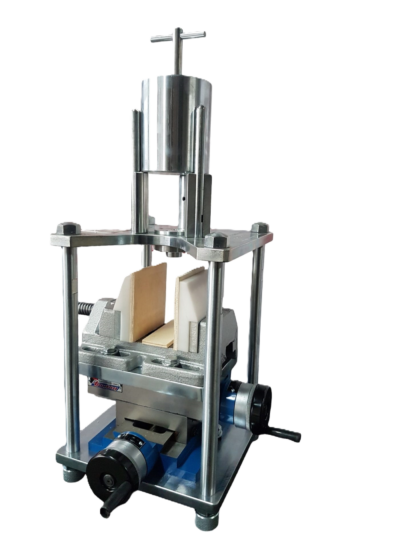 cerchar abrasiveness index tester front view