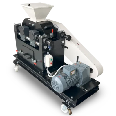 Double Roll Crusher Side View