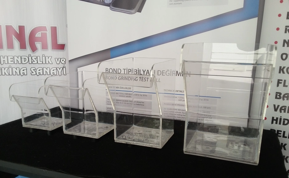 Clear acrylic flotation cell for laboratory mineral separation processes.