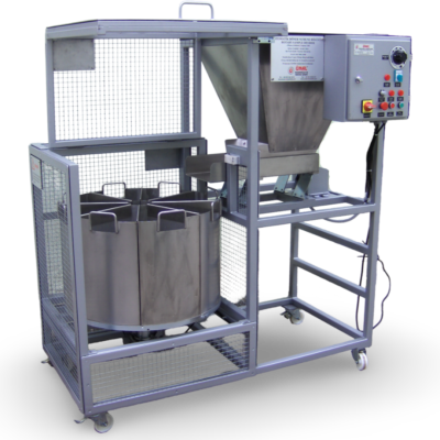 Rotary Sample Divider for bigger capacity. 8 containers and each volume 35 Liters.