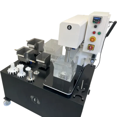 Froth flotation machine with variable speed drive, air flow meter and pressure regulator, equivalent to Denver D-12 laboratory units