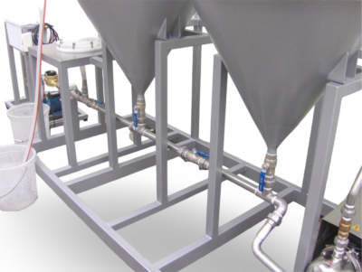 jamesson column flotation down side