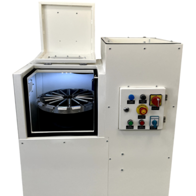 Rotary Sample Divider Continuous Process for laboratory cover open