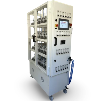 Bottle Roller Air/Gas Injection System – 24 Flowmeter Control Panel